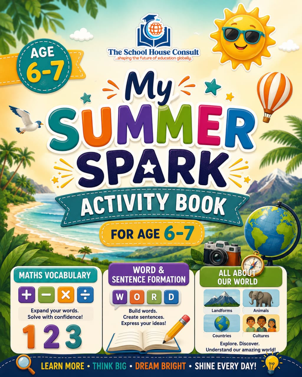 My Summer Spark activity book